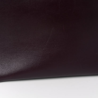Celine Smooth Calfskin Small Tassel Cabas Phantom Burgundy 14 of 18