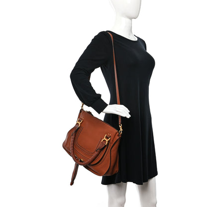 Chloe Calfskin Medium Marcie Satchel Tan 2 of 8