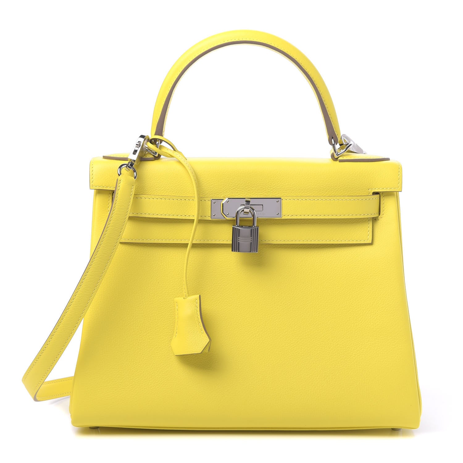 Hermes Evercolor Kelly Retourne 28 Lime 1 of 11