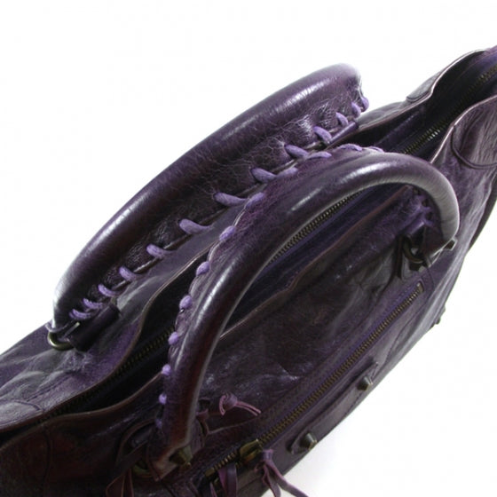 Balenciaga Agneau CITY Saphire Purple 6 of 14