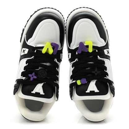 Louis Vuitton Calfskin Mens LV Trainer Maxi Sneakers 10.5 Black 2 of 9
