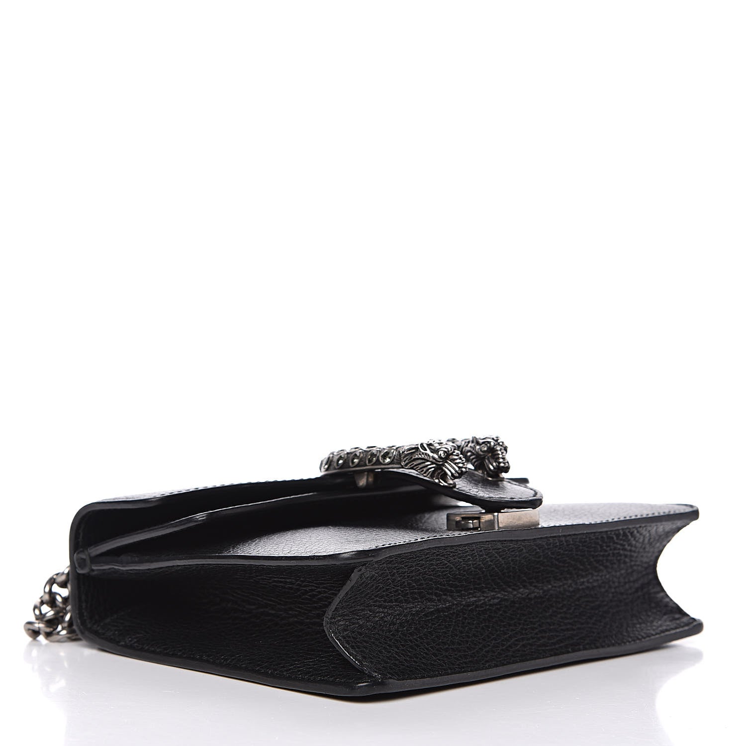 Gucci Calfskin Mini Dionysus Shoulder Bag Black 4 of 12