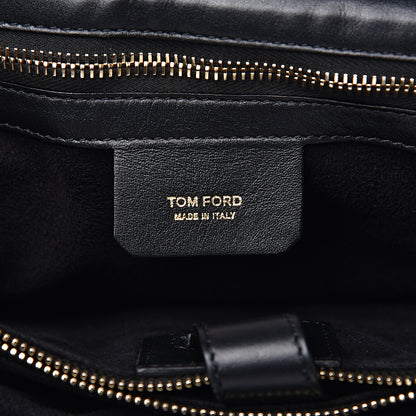 Tom Ford Smooth Calfskin Medium Icon Bag Black 5 of 16