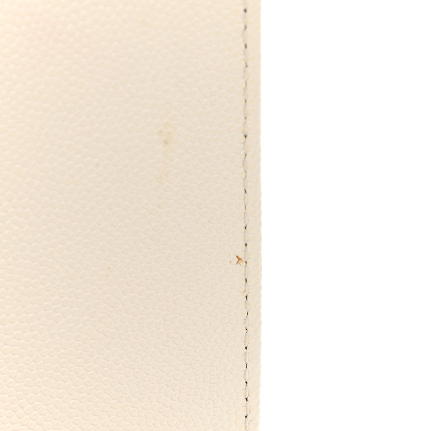 Caviar Quilted Medium Boy Flap White