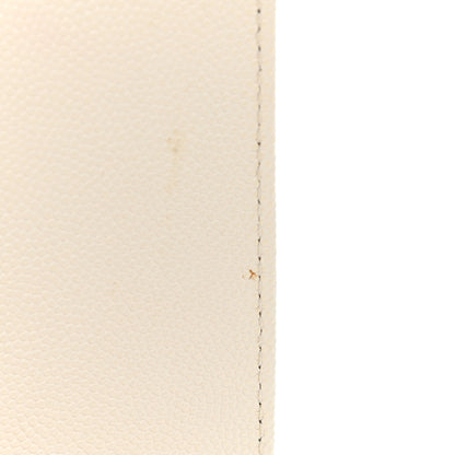 Chanel Caviar Quilted Medium Boy Flap White 14 of 15