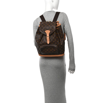 Louis Vuitton Monogram Montsouris GM Backpack 2 of 16