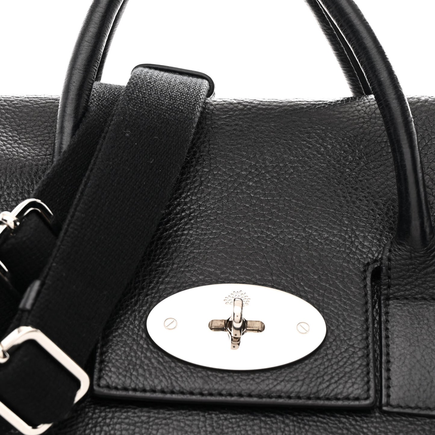Classic Grain Calfskin Small Bayswater Backpack Black