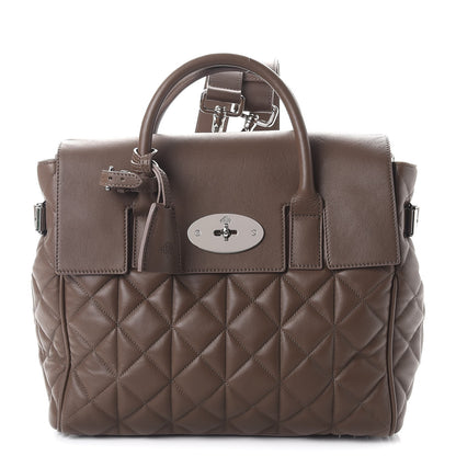 Mulberry Nappa Quilted Medium Cara Delevingne Convertible Bag Taupe 1 of 10