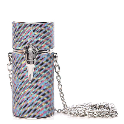 Louis Vuitton Monogram LV Pop Chain Lipstick Case Blue 5 of 11