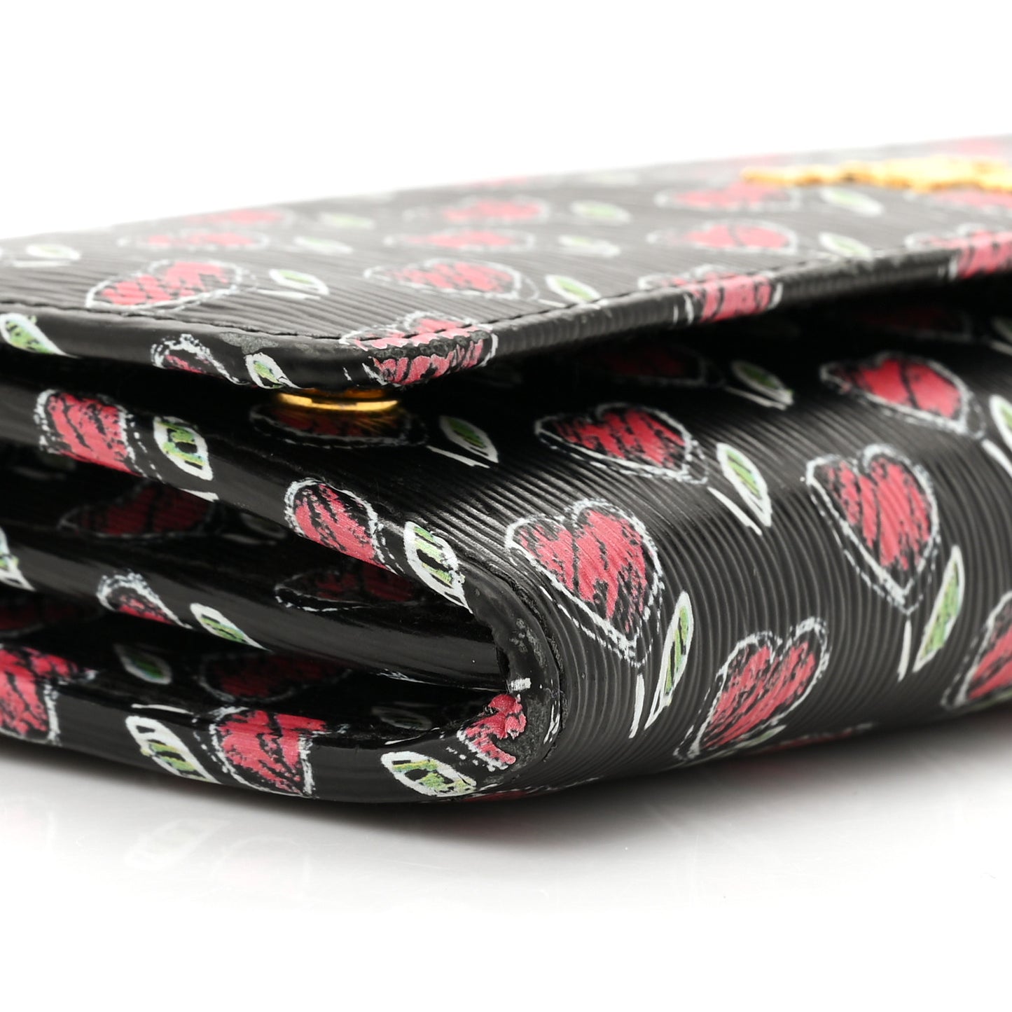 Vitello Move Love Continental Flap Travel Wallet Black