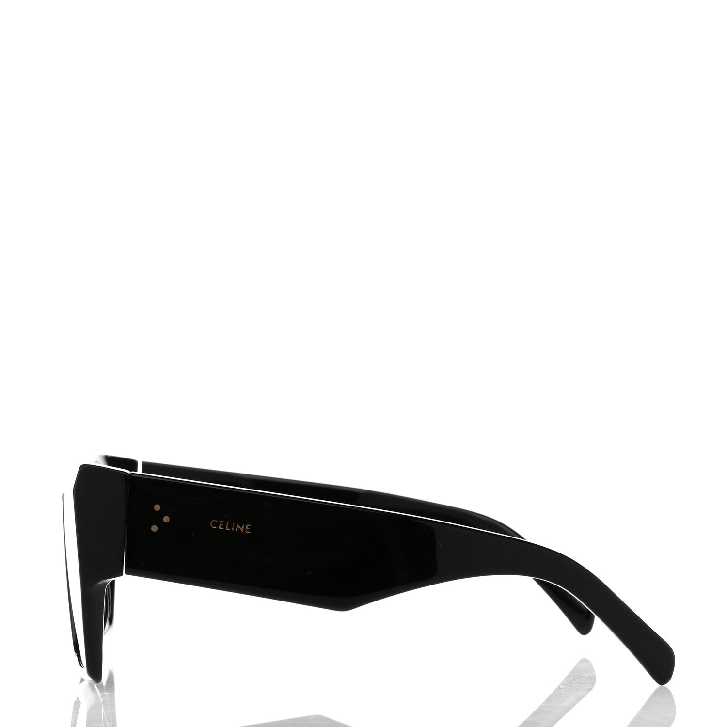 Celine Rectangular Sunglasses CL400921 Black 3 of 7