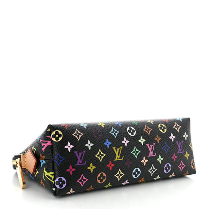 Louis Vuitton Monogram Multicolor Cosmetic Pouch Black Grenade 4 of 7