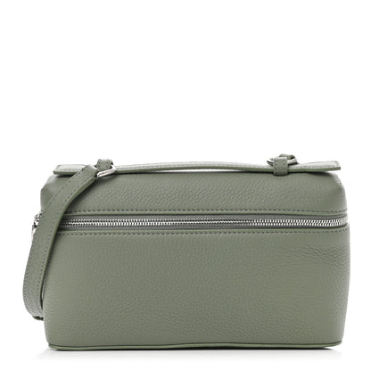 Loro Piana Grained Calfskin L19 Extra Pocket Pouch Sage Brush Leaves 1 of 10
