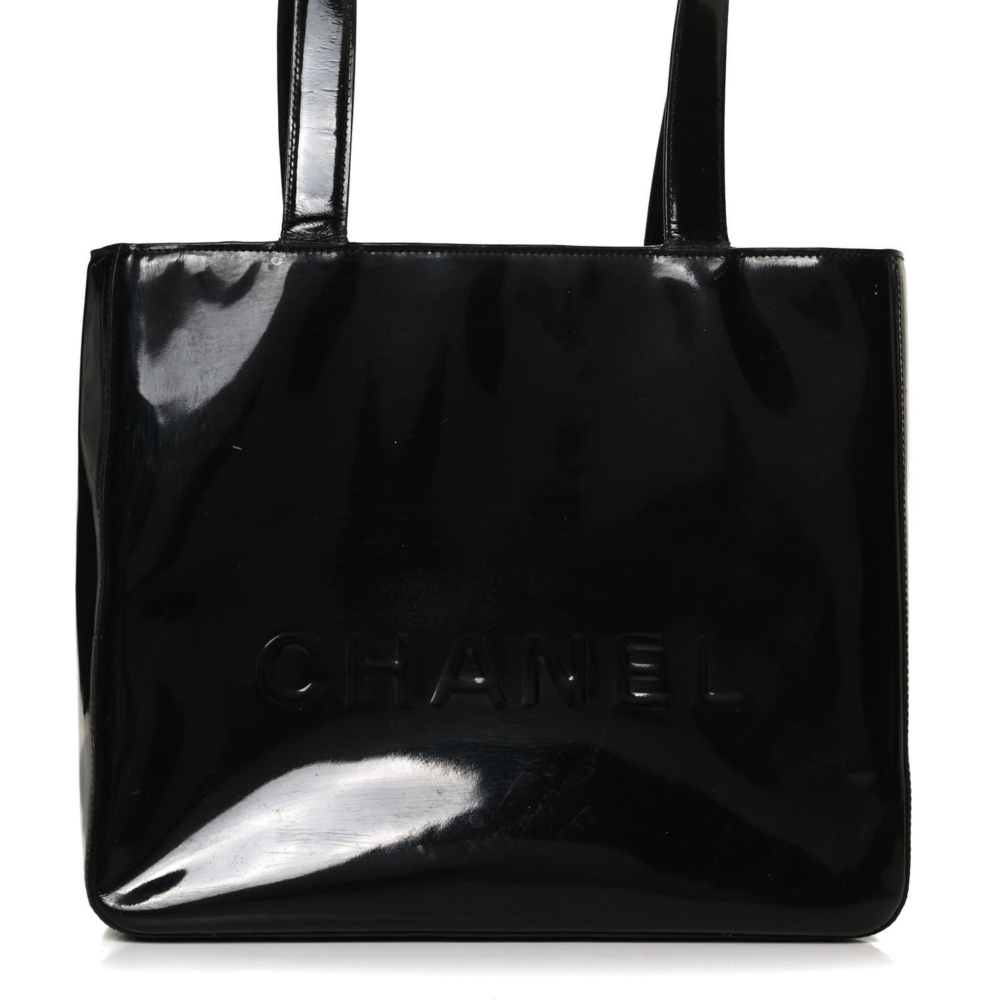 Patent Tote Black