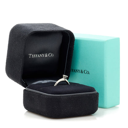 Tiffany Platinum Diamond .24ct Solitaire Engagement Ring 49 5 7 of 7
