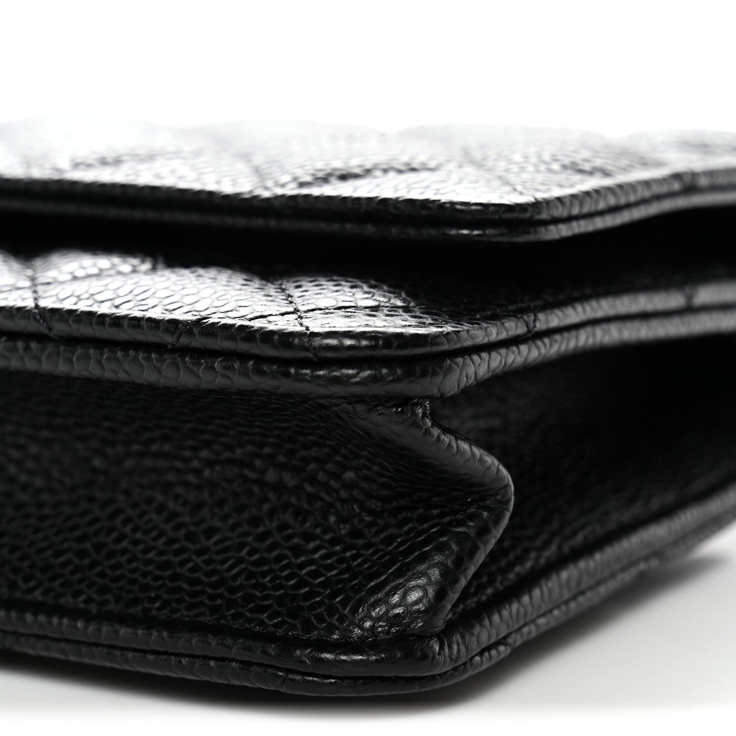 Chanel Caviar Quilted Wallet on Chain WOC Black 11 of 12