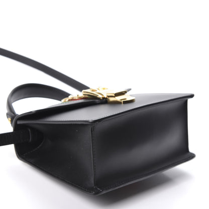 Gucci Calfskin Mini Sylvie Top Handle Bag Black 3 of 9