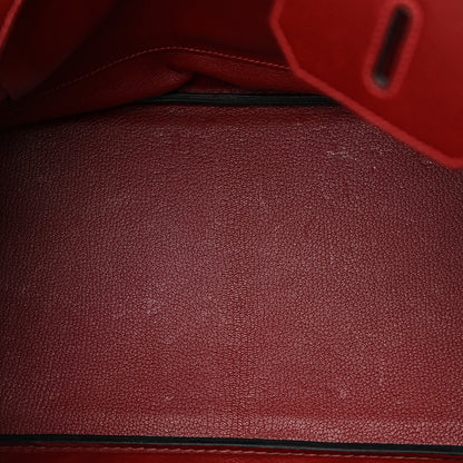 Hermes Courchevel Birkin 35 Rouge 6 of 21