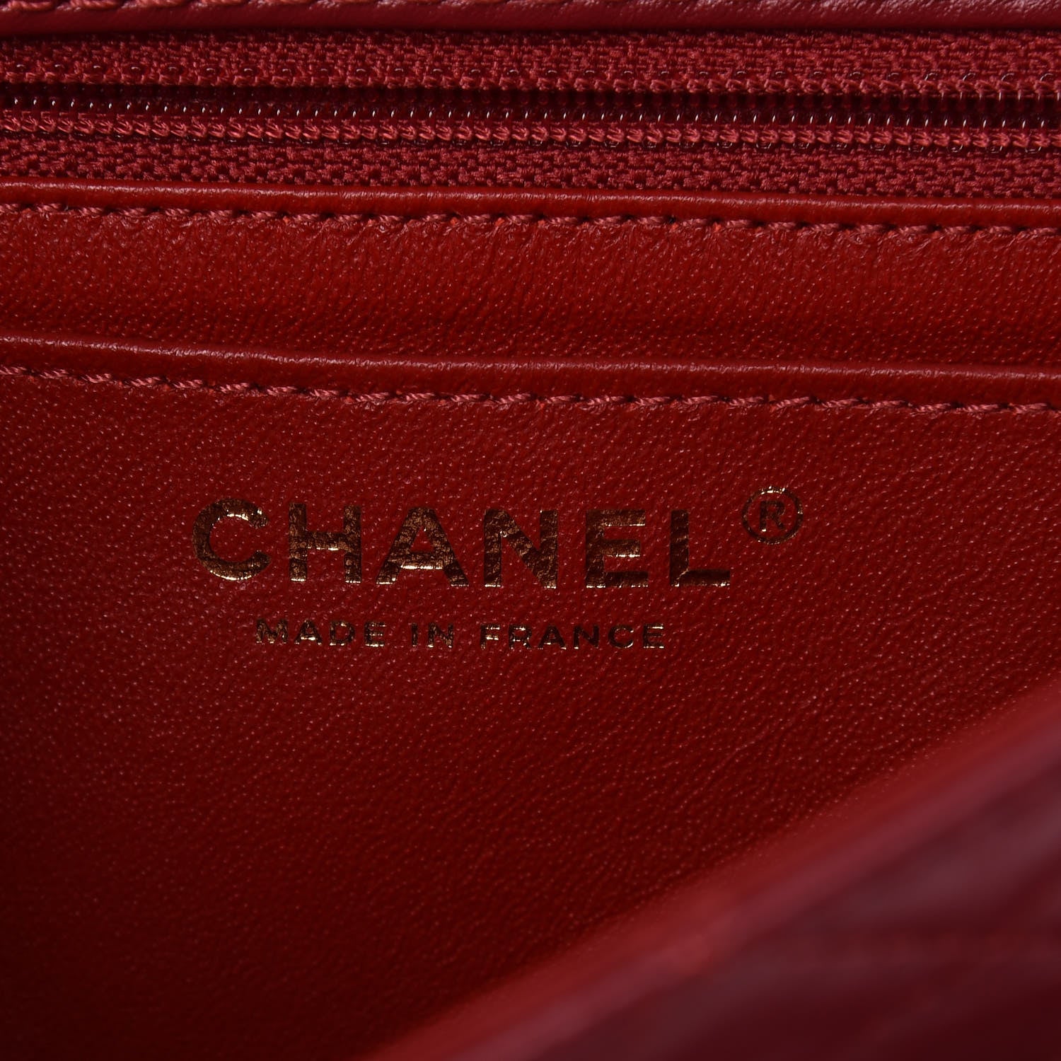 Chanel Aged Calfskin Quilted 2.55 Reissue Mini Flap Red 7 of 12