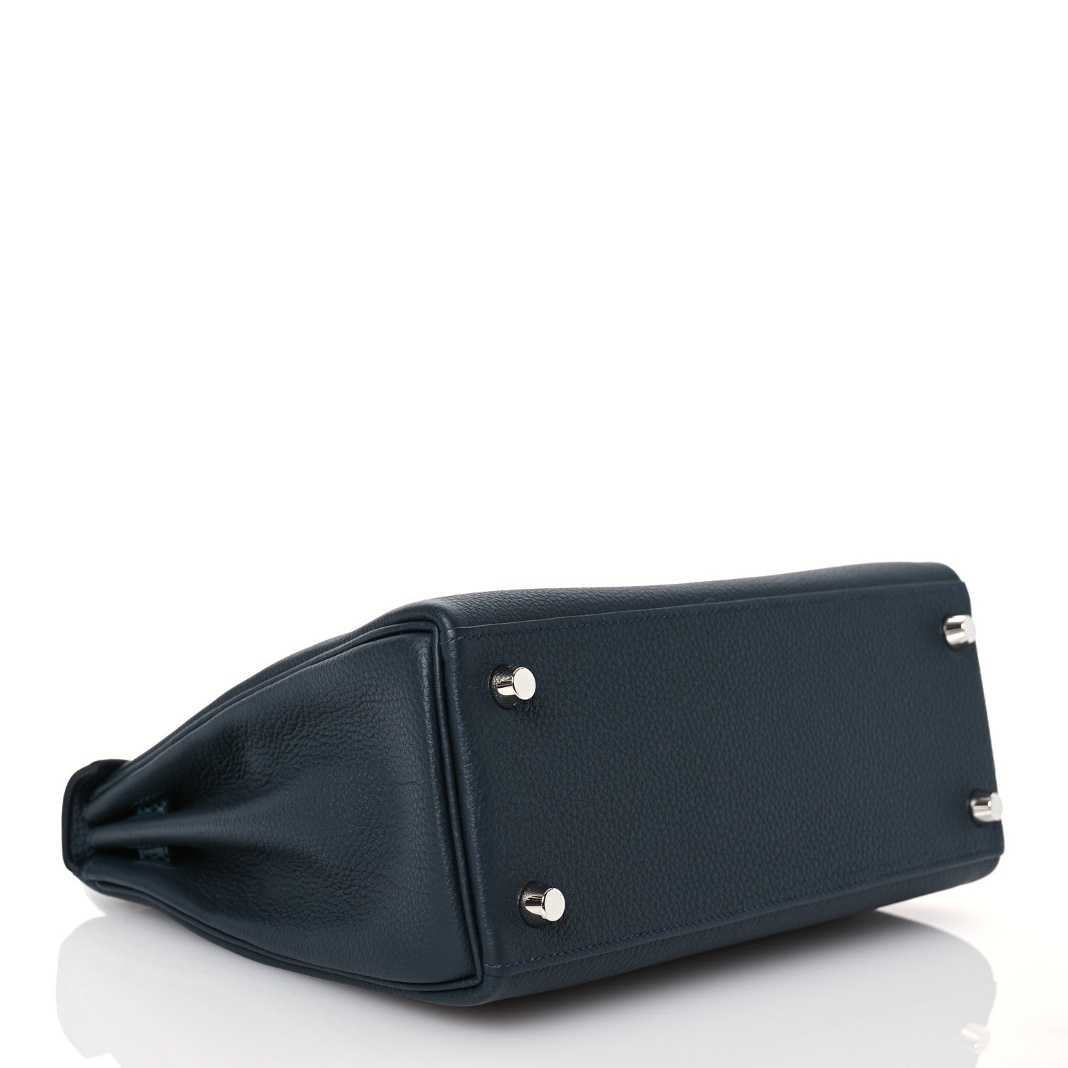 Hermes Togo Lizard Kelly Retourne Touch 25 Vert Rousseau 4 of 16