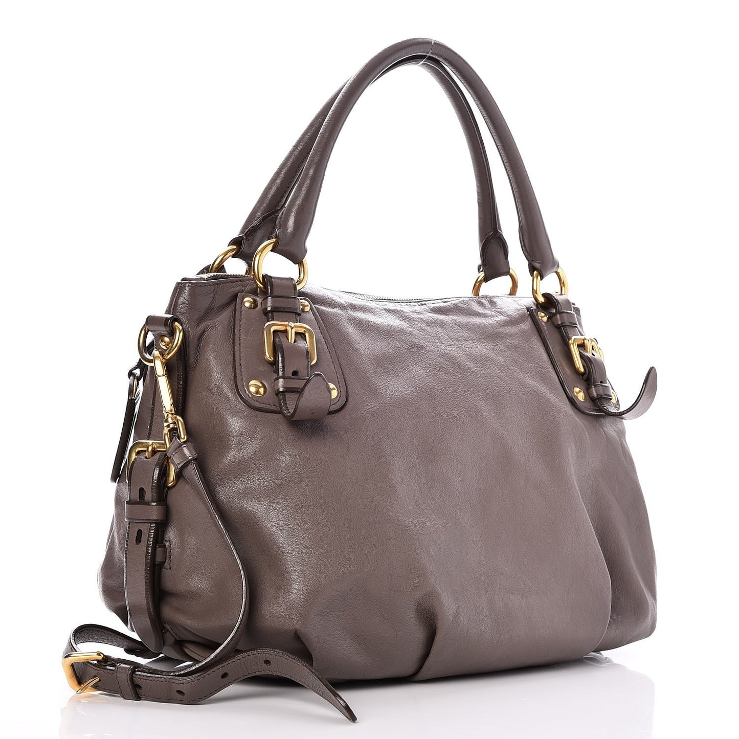 Soft Calf Shoulder Bag Bambu