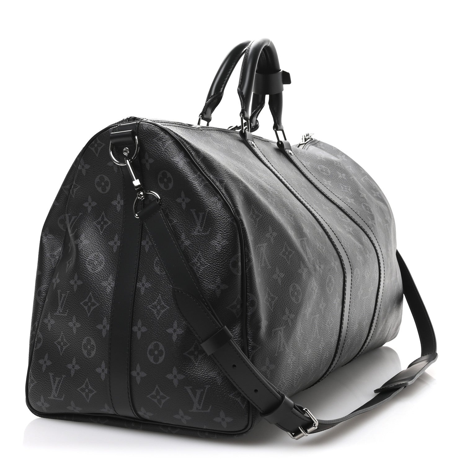 Louis Vuitton Monogram Eclipse Keepall Bandouliere 55 2 of 11