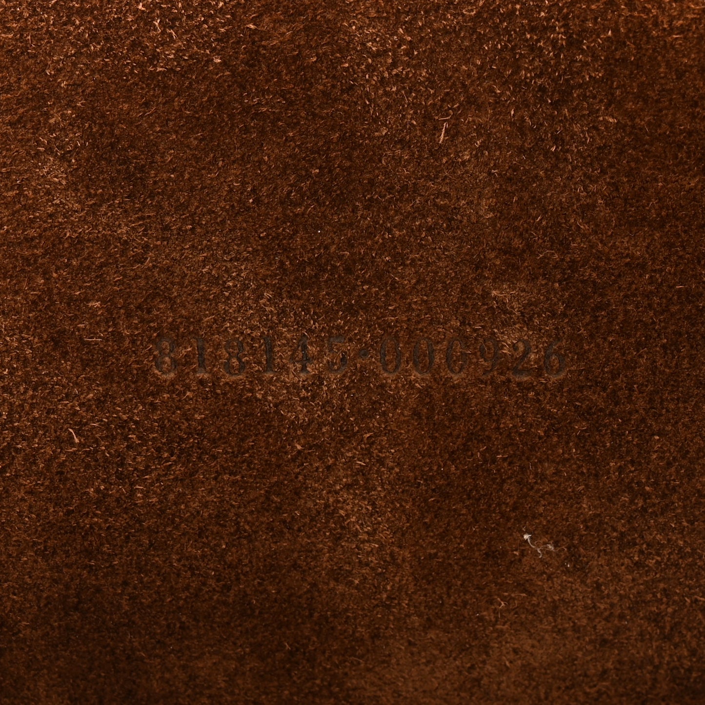 Suede Jumbo GG Debossed Small Dionysus Shoulder Bag Brown