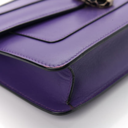 Bulgari Calfskin Serpenti Forever Crossbody Bag Amethyst 7 of 14