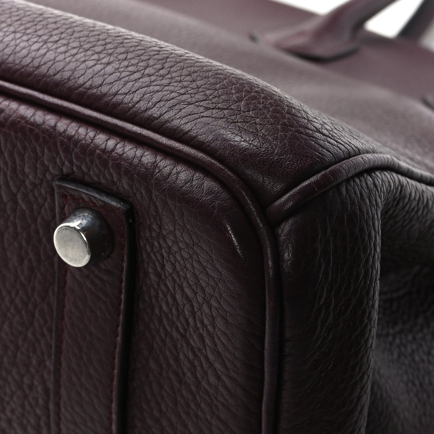Hermes Taurillon Clemence BIRKIN 35 Prune 11 of 11