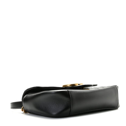 Gucci Calfskin Matelasse Mini GG Marmont Shoulder Bag Black 4 of 8