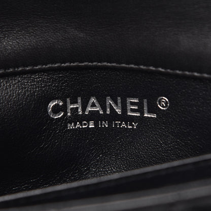 Chanel Lambskin Quilted Extra Mini Rectangular Flap Black 6 of 8