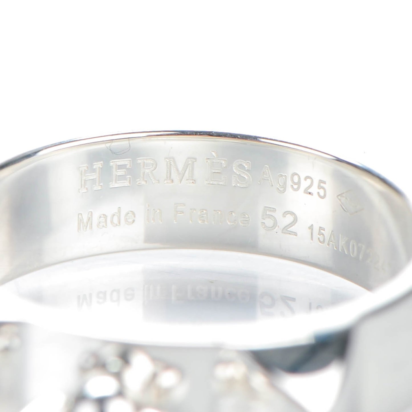 Sterling Silver Collier De Chien Ring PM 52 6
