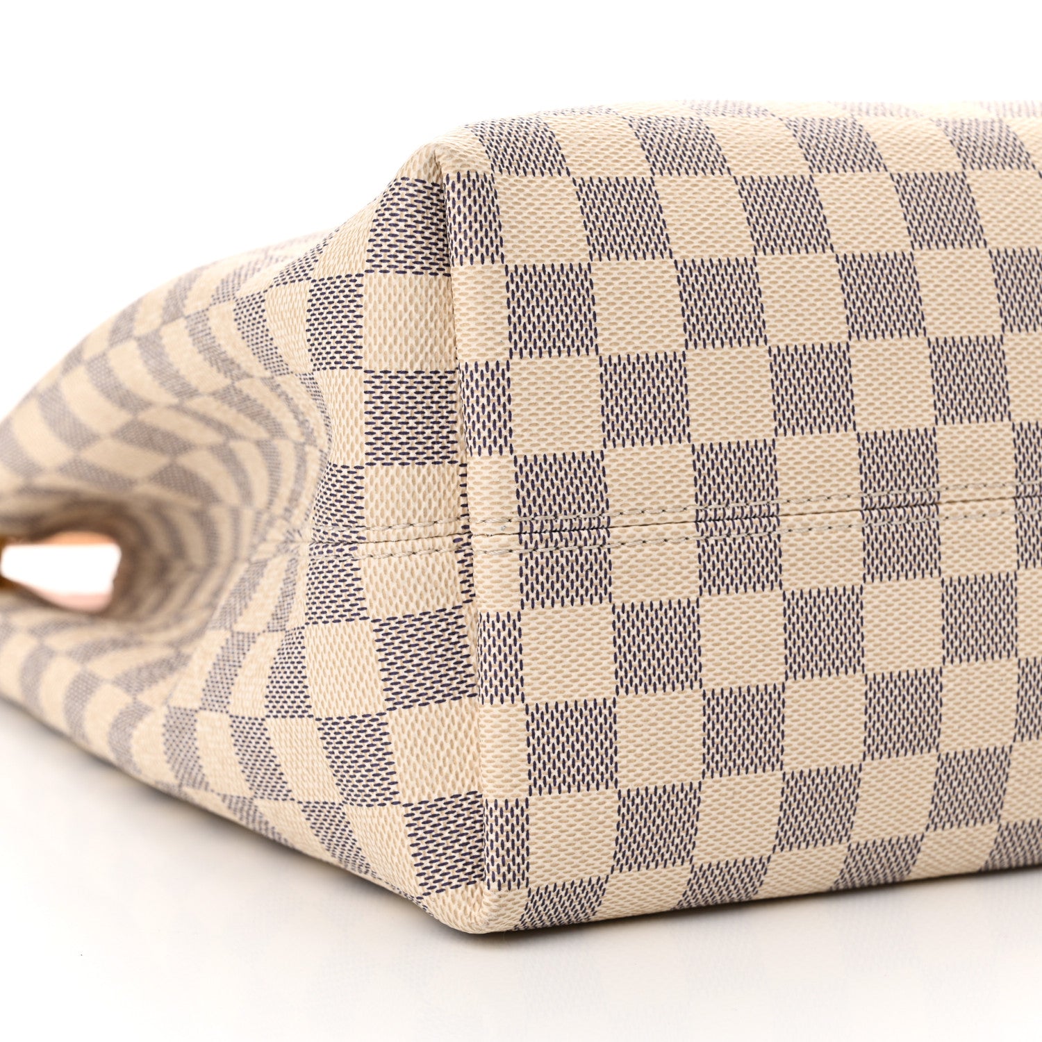 Louis Vuitton Damier Azur Graceful MM Rose Ballerine 8 of 13