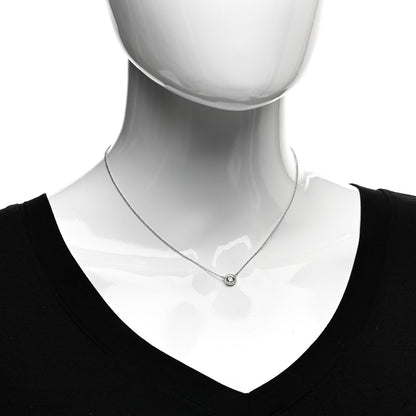 Tiffany Platinum Diamond .64ct Elsa Peretti Diamonds by the Yard Pendant Necklace 2 of 4