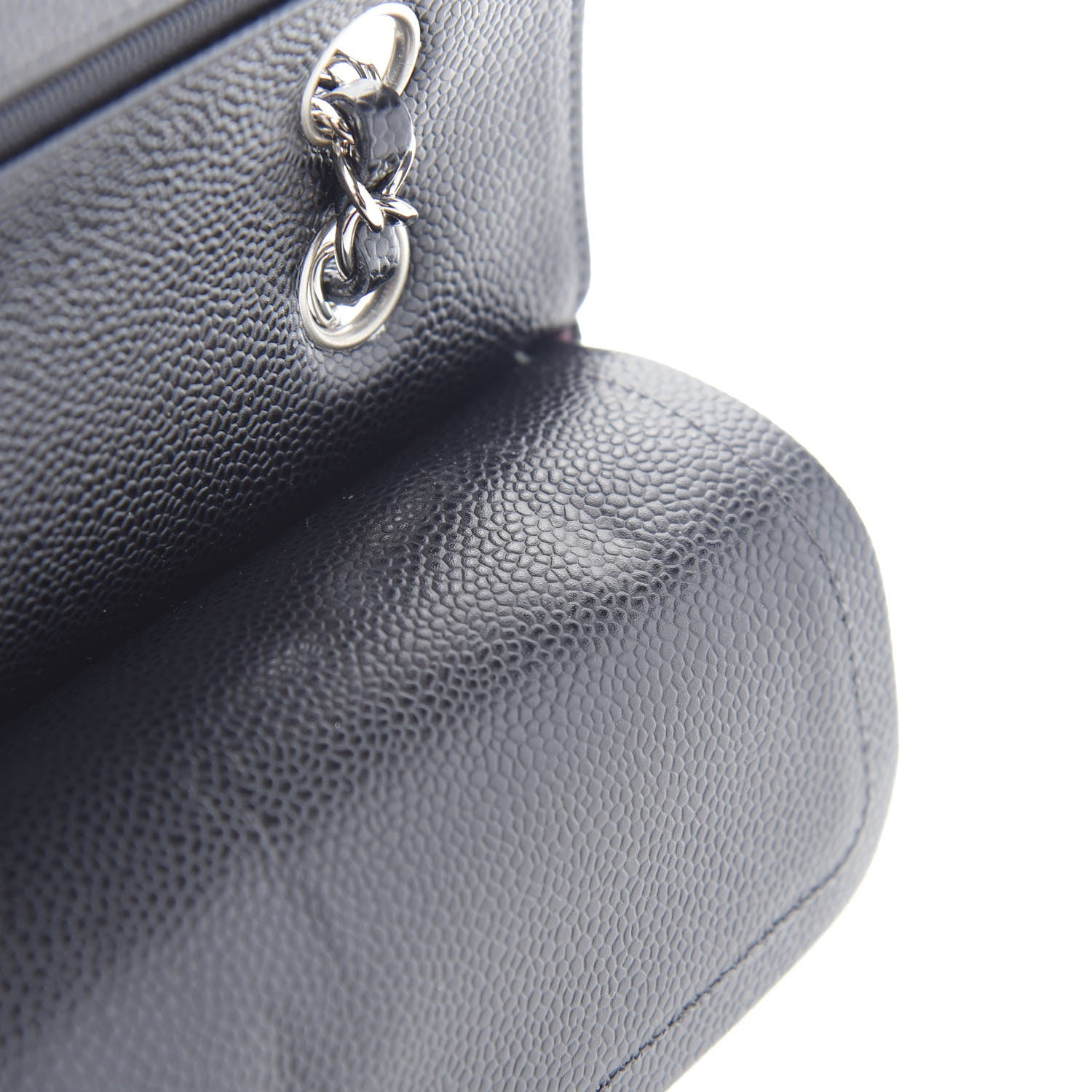 Chanel Caviar Quilted Medium Double Flap Black 11 of 12