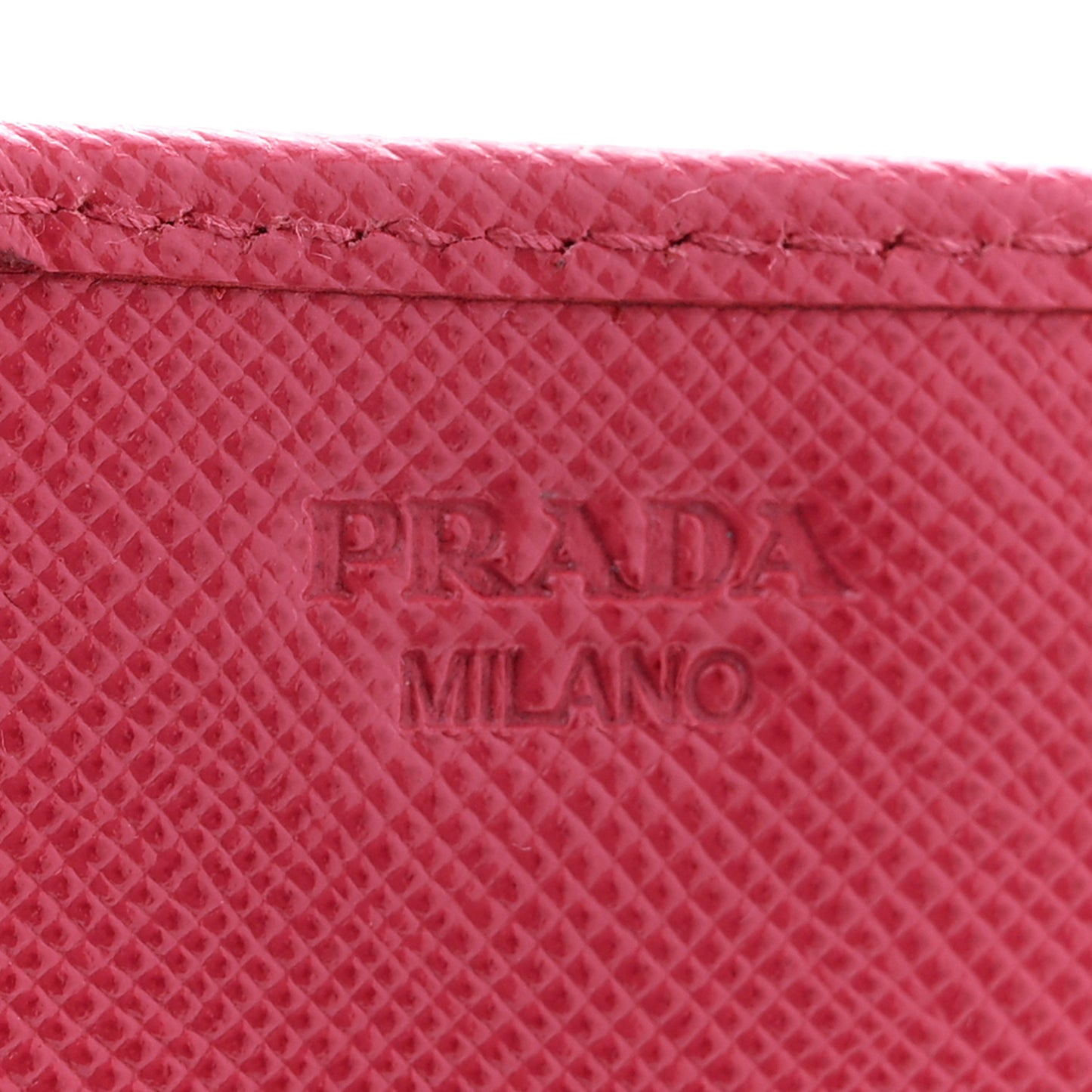 Saffiano Compact Wallet Pink