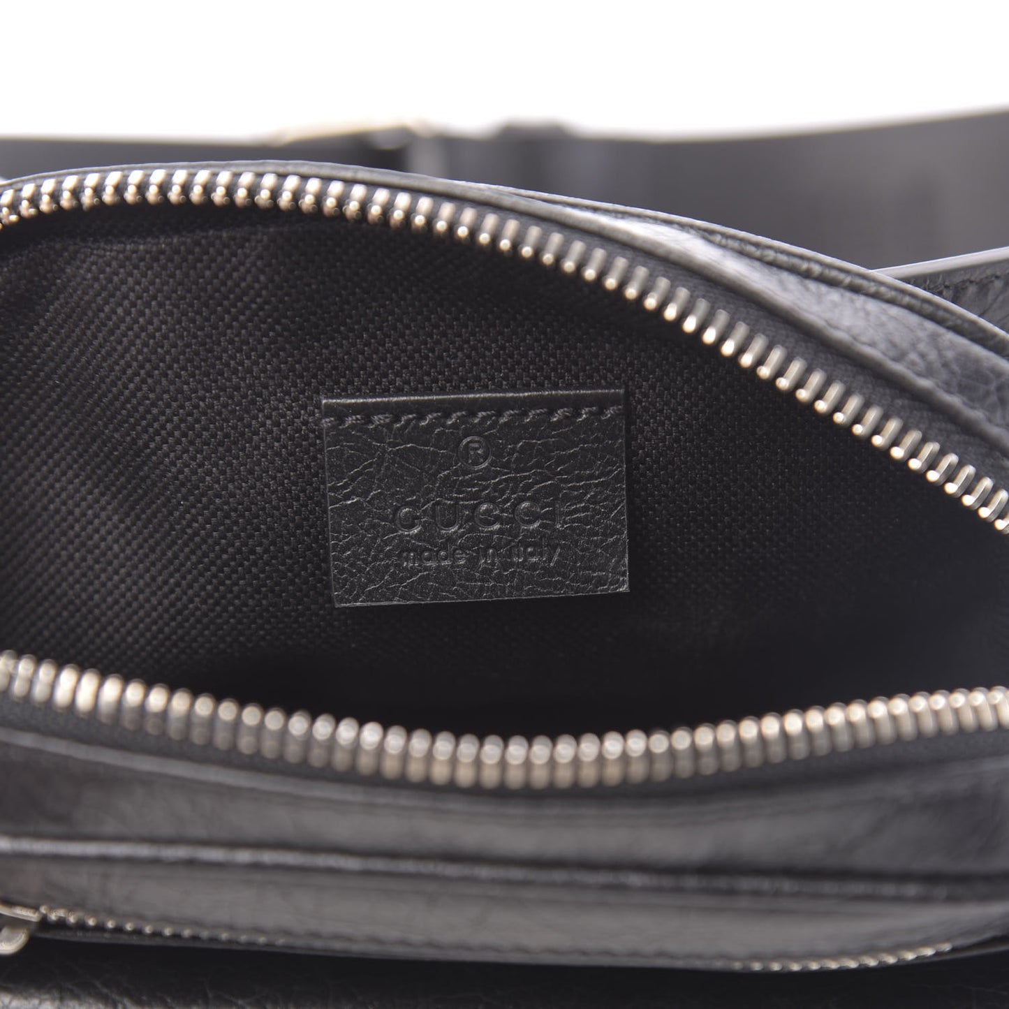 Fluffy Calfskin Mini Morpheus Belt Bag 70 28 Black