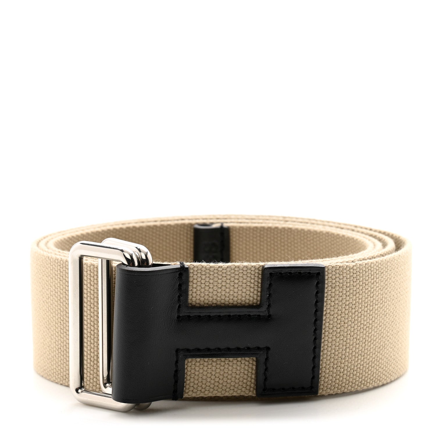 Hermes Vache Hunter Sangle Nomade 40 Belt M Black Beige 1 of 6