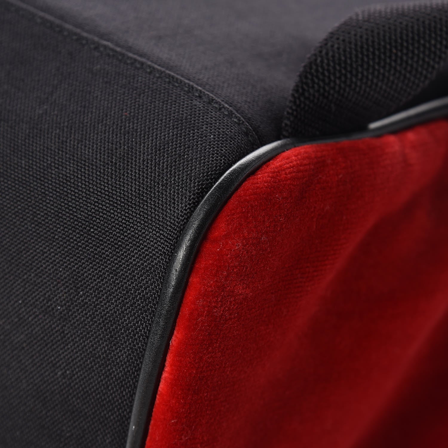 Saint Laurent Velvet City Backpack Red 11 of 14