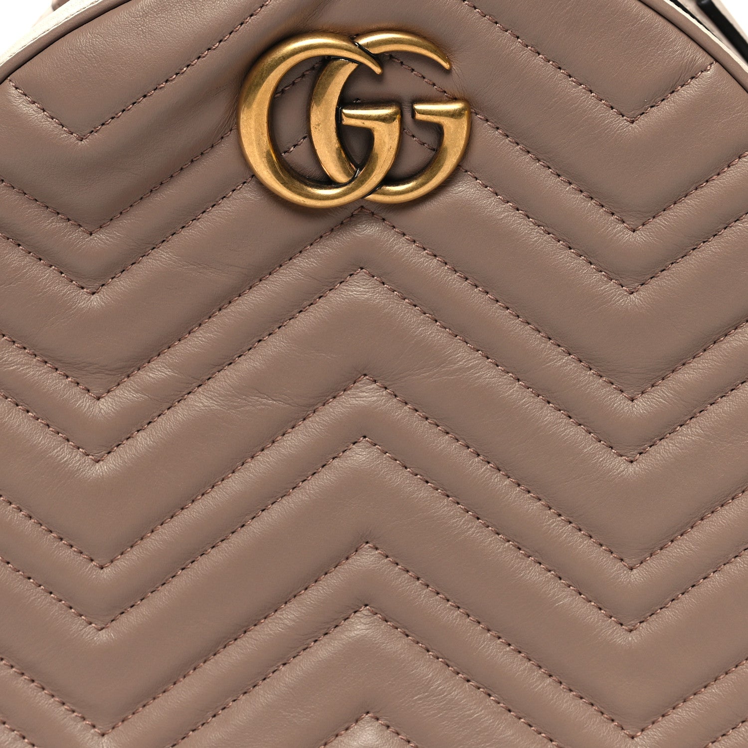 Gucci Calfskin Matelasse GG Marmont Backpack Porcelain Rose 8 of 10