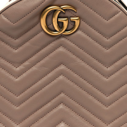 Gucci Calfskin Matelasse GG Marmont Backpack Porcelain Rose 8 of 10