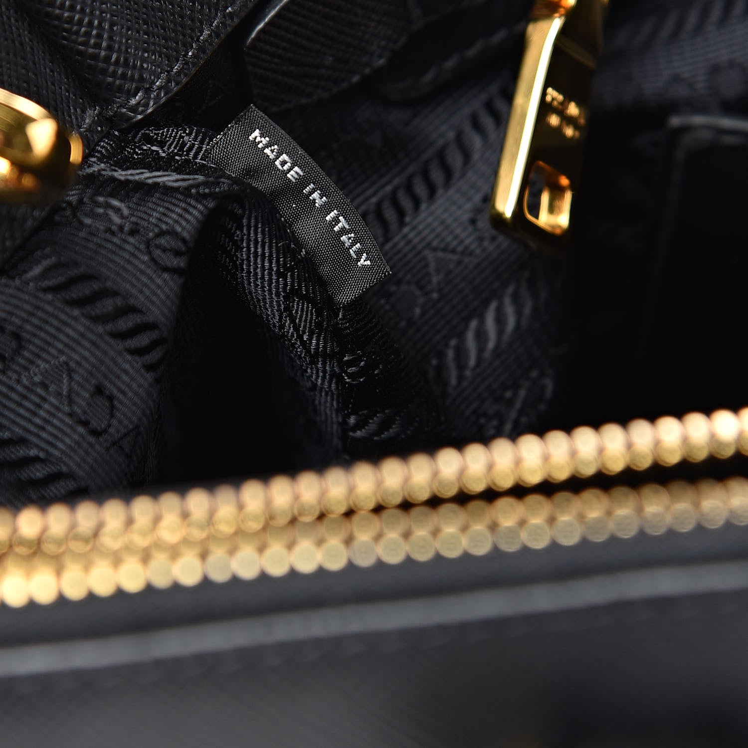 Prada Saffiano Medium Galleria Double Zip Tote Black 8 of 13