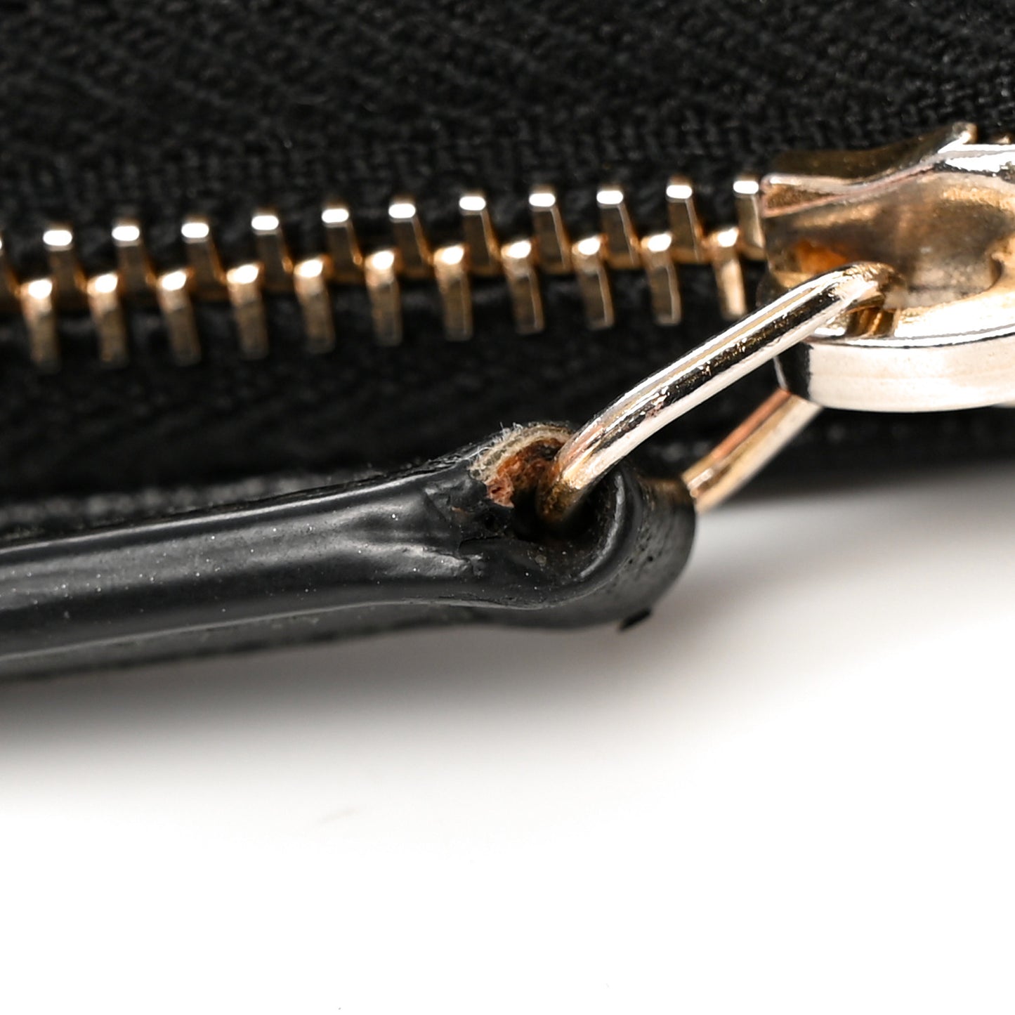 Lambskin Quilted Large Vintage Mademoiselle Cosmetic Case Black