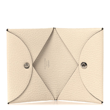 Hermes Chevre Mysore Calvi Card Case Nata 5 of 6