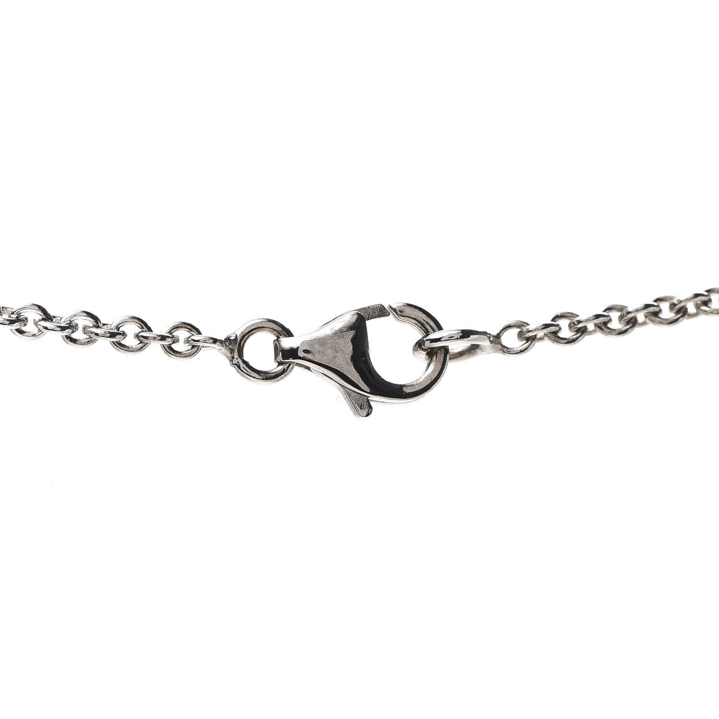 18K White Gold Interlocking LOVE Necklace