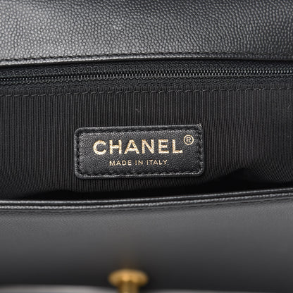 Chanel Caviar Quilted New Medium Boy Flap Black 6 of 14