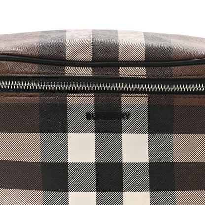 Burberry E-canvas Check Cason Bum Bag Dark Birch Brown 8 of 10