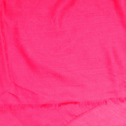 Louis Vuitton Cashmere Wool Silk Monogram Stole Fuchsia 4 of 6