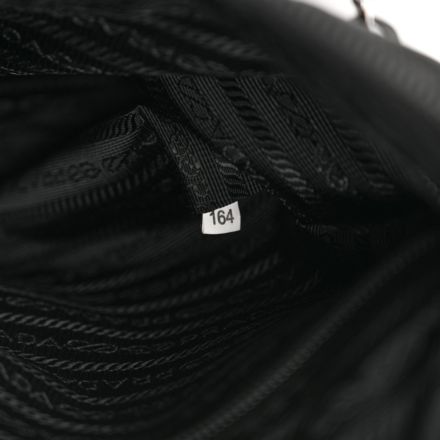 Prada Tessuto Nylon Saffiano Flat Messenger Bag Black 6 of 10
