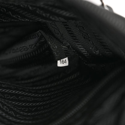 Prada Tessuto Nylon Saffiano Flat Messenger Bag Black 6 of 10